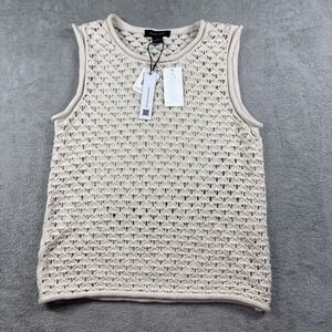 Sanctuary Cream Crochet Tank Top